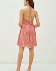 PAISLEY HALTER DRESS