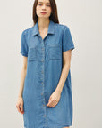 TENCEL SHIRT DRESS
