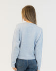 AISHA CRYSTAL BUTTON CARDIGAN