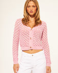 ALFIE OPEN KNIT CARDIGAN