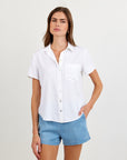SHORT SLEEVE POCKET BUTTON DOWN SHIRT