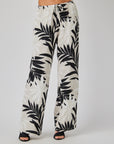 MAUI PALM PRINT WIDE LEG DRAWSTRING PANT