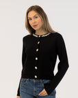 BOWIE CRYSTAL TRIM JACKET