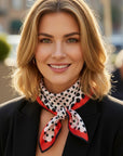 POLKA DOT SQUARE SCARF