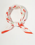 CHERRY SQUARE SCARF