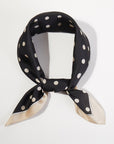POLKA DOT SQUARE SCARF