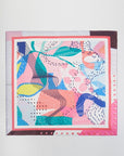 ABSTRACT COLLAGE SQUARE SCARF