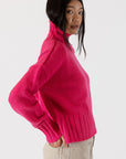 CALLI TURTLENECK SWEATER WITH RIBBING