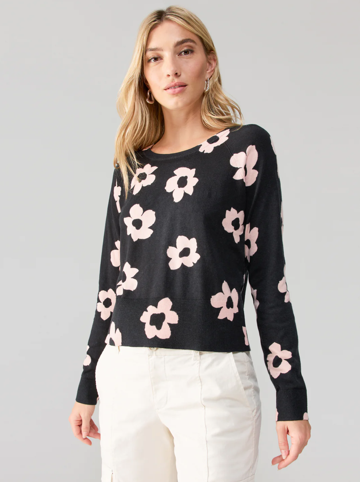 Floral Sweatshirt  Feminine and Comfortable