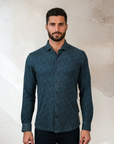 COUNTRY WEAVE KNIT LONG SLEEVE SHIRT