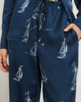 DAMANI SAILBOATS DRAWSTRING PANTS