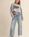 HAPPY FLEECE SWEATSHIRT