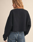 HAPPY FLEECE SWEATSHIRT