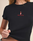 HOT & SPICY EMBROIDERED TEE