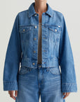 ISA CROPPED JACKET IN FLASHBACK