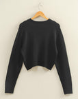 CROPPED OVERSIZE SWEATER