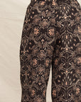 FOLK FLORAL CROP TOP SET