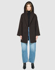*COMING SOON* ELLIE HOODED HERRINGBONE WOOL COAT
