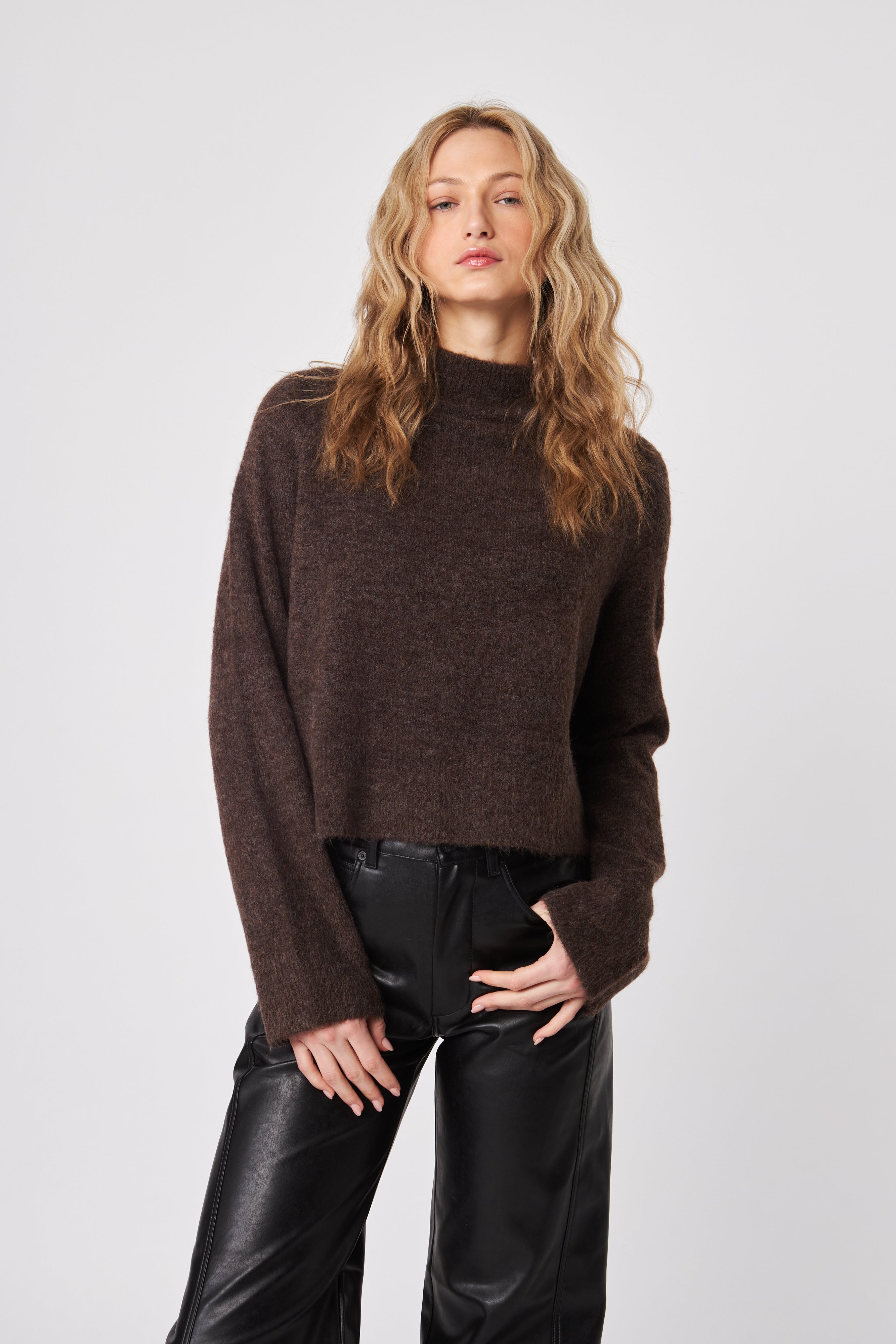 OLIVER MOCK NECK SWEATER