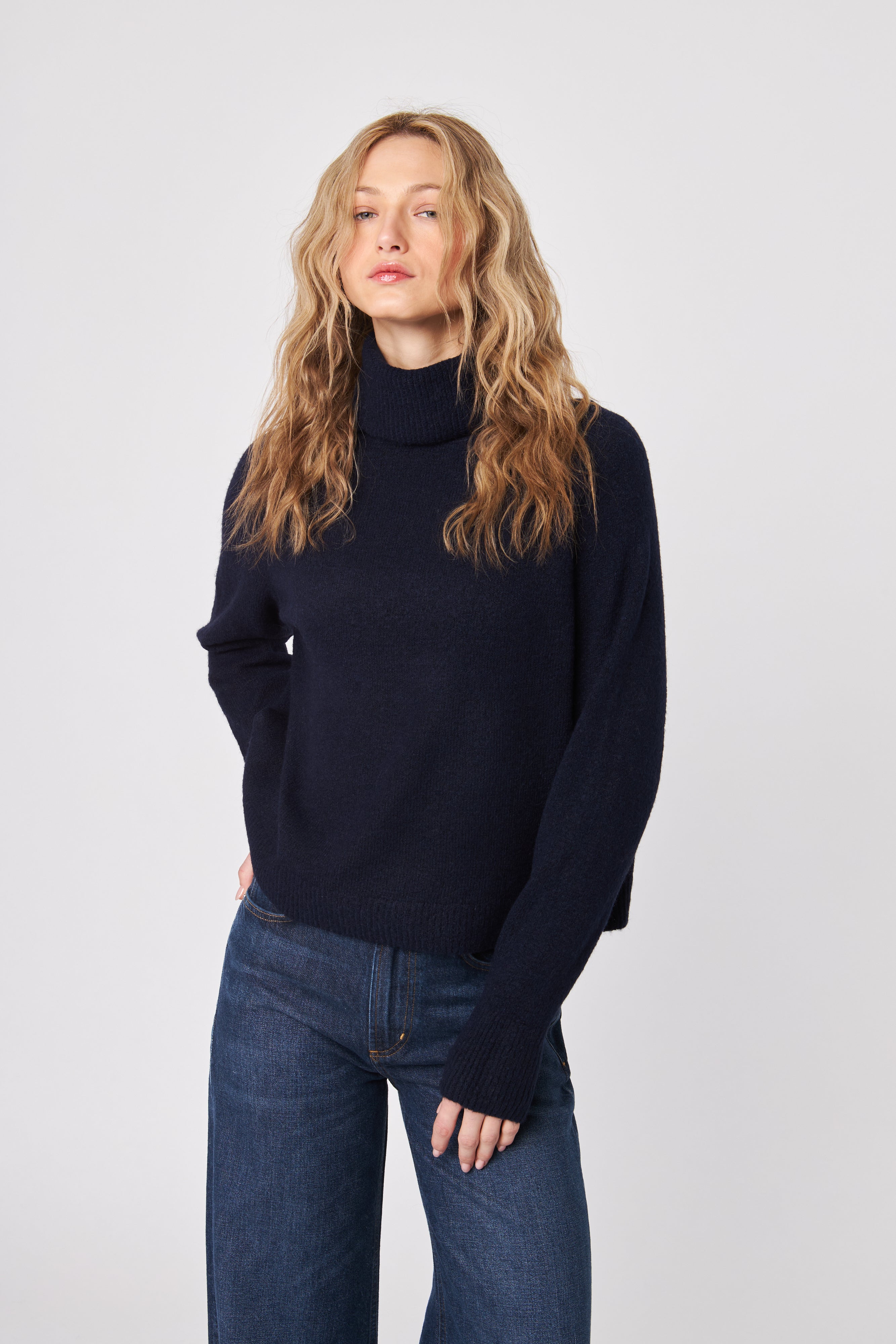 EMMETT SLOUCH NECK SWEATER