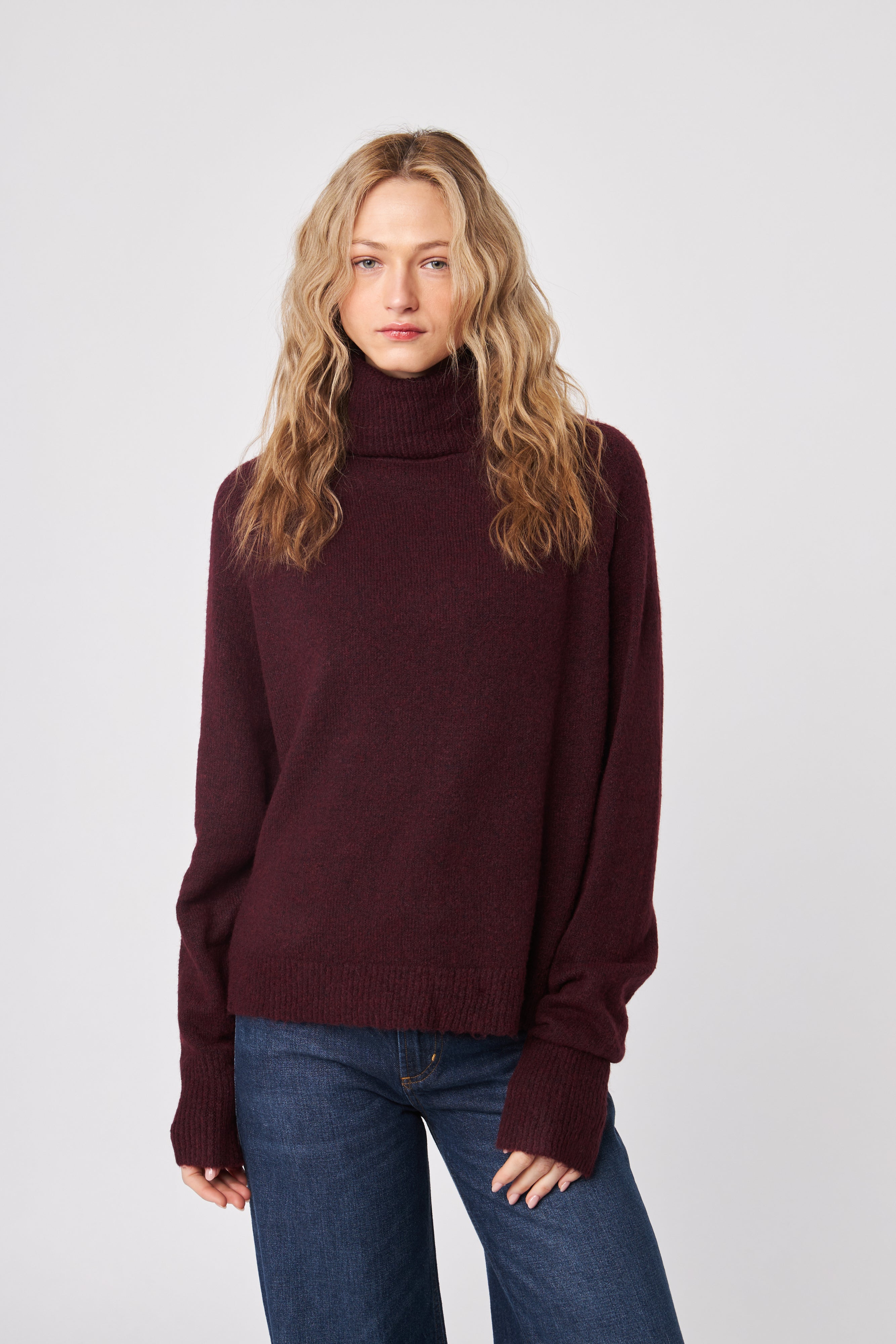EMMETT SLOUCH NECK SWEATER