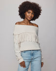 SIMONE FRINGE SWEATER