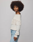 SIMONE FRINGE SWEATER