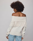 SIMONE FRINGE SWEATER