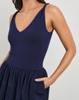 FRANCA TISSUE JERSEY SUNDRESS