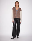 HARLOW COLOUR BLOCK CARDIGAN
