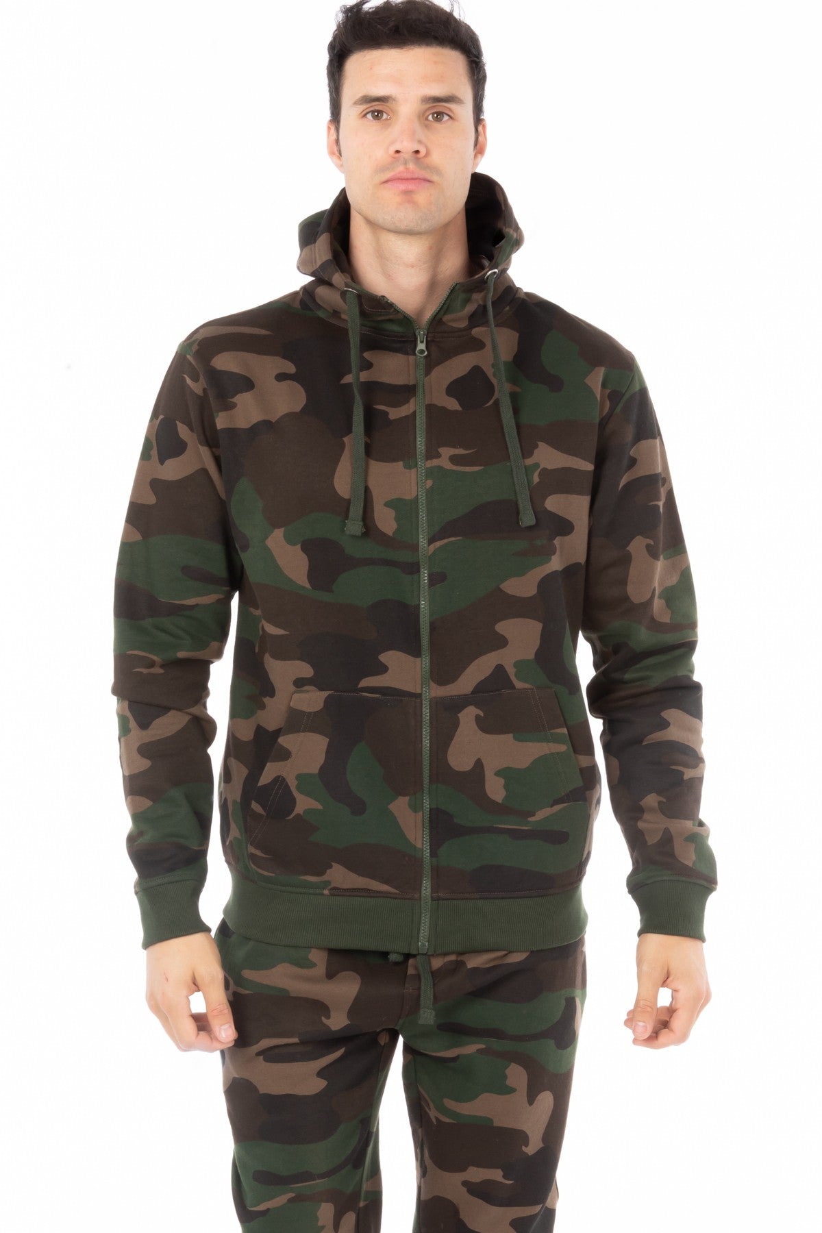 CAMO ZIP HOODIE