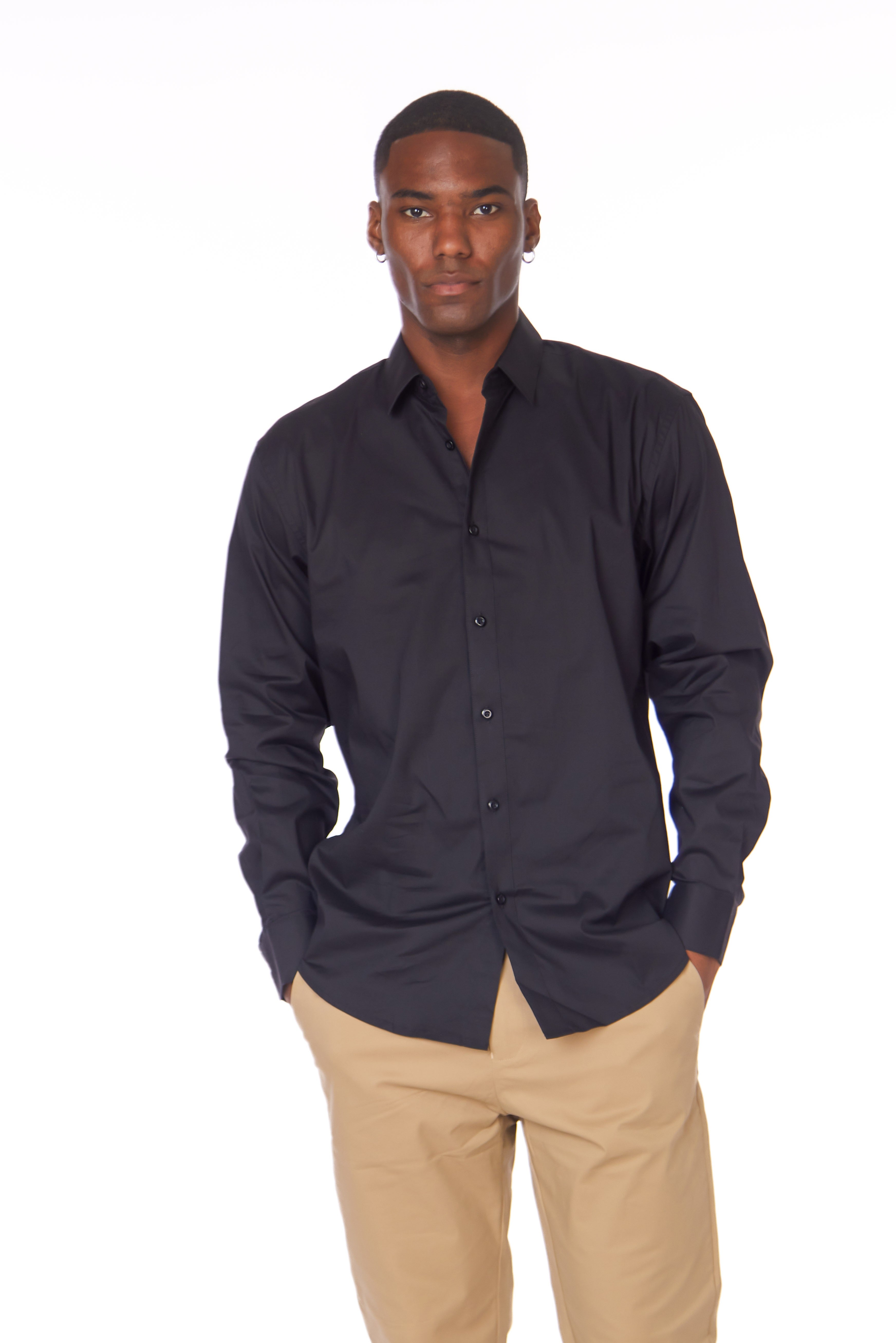 LONG SLEEVE BUTTON UP SHIRT