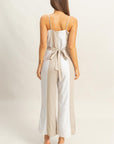 VERTICAL STRIPE JUMPSUIT