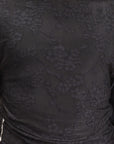 SHEER LACE BOATNECK TOP