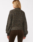MOCK NECK BISHOP SLEEVE SWEATER