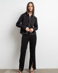 PEARL TRIM LONG SLEEVE SHIRT