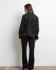 PEARL TRIM LONG SLEEVE SHIRT