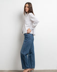 PEARL TRIM LONG SLEEVE SHIRT