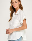 COTTON GAUZE SHORT SLEEVE SHIRT