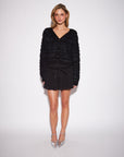 JACQUELYN EYELASH STRIPE CARDIGAN