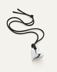 ART HEART ON A STRING NECKLACE