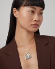 LARGE SUNDRA PENDANT NECKLACE