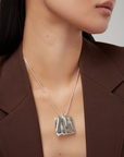 LARGE SUNDRA PENDANT NECKLACE