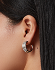 LARGE LENNON HOOPS