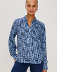 JOSEPHINE SHIBORI LONG SLEEVE SHIRT