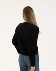 JUDE MULTI COLOUR CRYSTAL BUTTON CARDIGAN