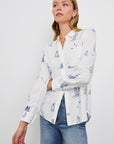 KATHRYN SAILBOATS LONG SLEEVE SHIRT
