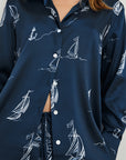 LEDGER SAILBOATS LONG SLEEVE SHIRT