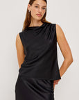 LILLY SATIN CREPE TANK