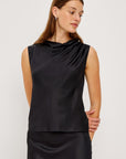 LILLY SATIN CREPE TANK